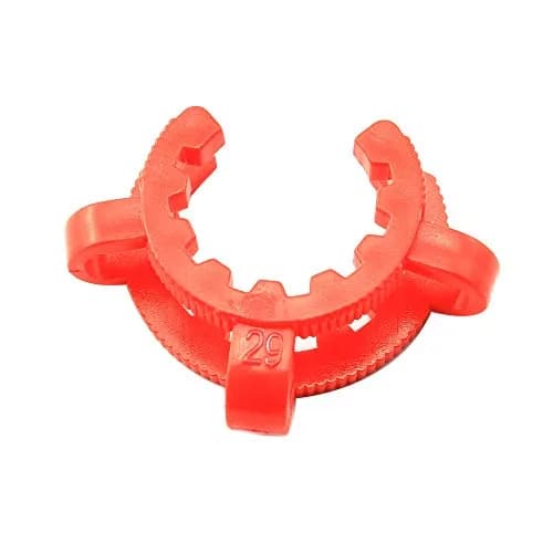 PZRT Plastic Joint Clips Set 8pcs (14mm, 19mm, 24mm, 29mm) | Lab Keck Clamp for Glass Ground Joints thumbnail 3