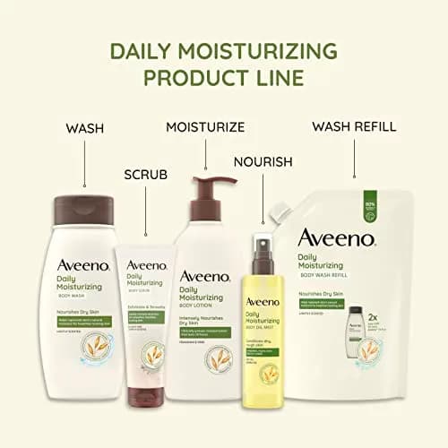 Aveeno Daily Moisturizing Body Lotion, Fragrance-Free, 2.5 fl. oz, 3 Pack | Supports 48-Hour Hydration & Skin Barrier thumbnail 6