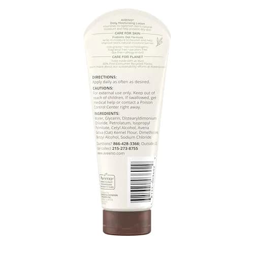 Aveeno Daily Moisturizing Body Lotion, Fragrance-Free, 2.5 fl. oz, 3 Pack | Supports 48-Hour Hydration & Skin Barrier thumbnail 7