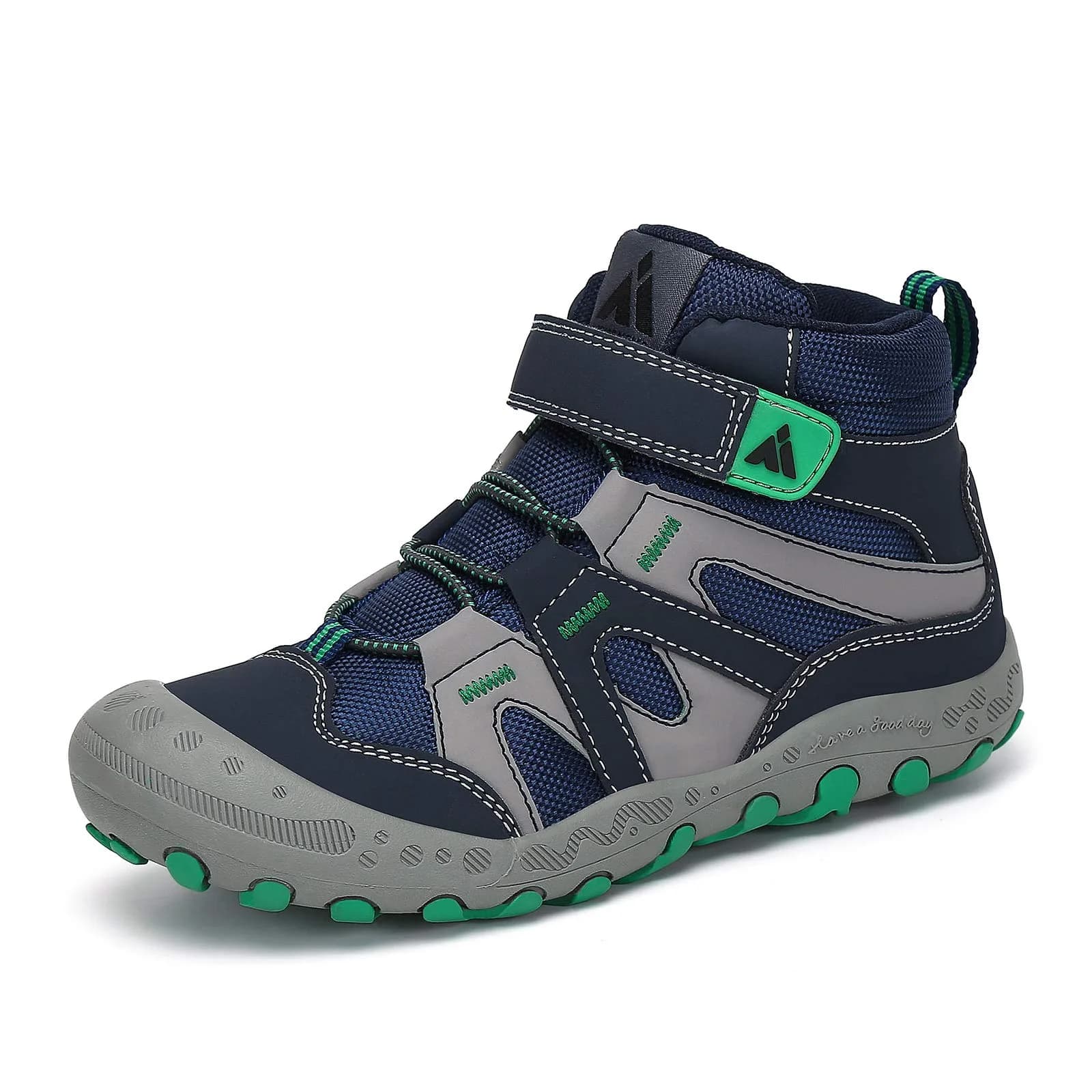Mishansha Unisex Boys Girls Water-Resistant Hiking Boots 13 Little Kid | Durable, Lightweight & Water-Resistant Footwear — 38 Dark Blue