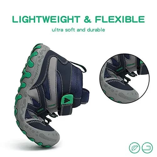 Mishansha Unisex Boys Girls Water-Resistant Hiking Boots 13 Little Kid | Durable, Lightweight & Water-Resistant Footwear thumbnail 5