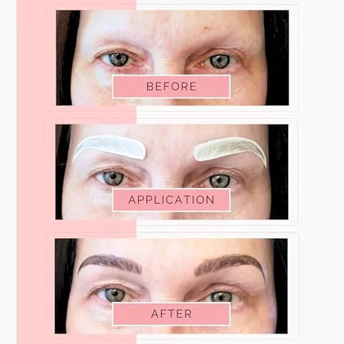 Brows by Bossy Temporary Eyebrow Tattoos Waterproof Tapered Black | Realistic, Long-Lasting & Waterproof thumbnail 6