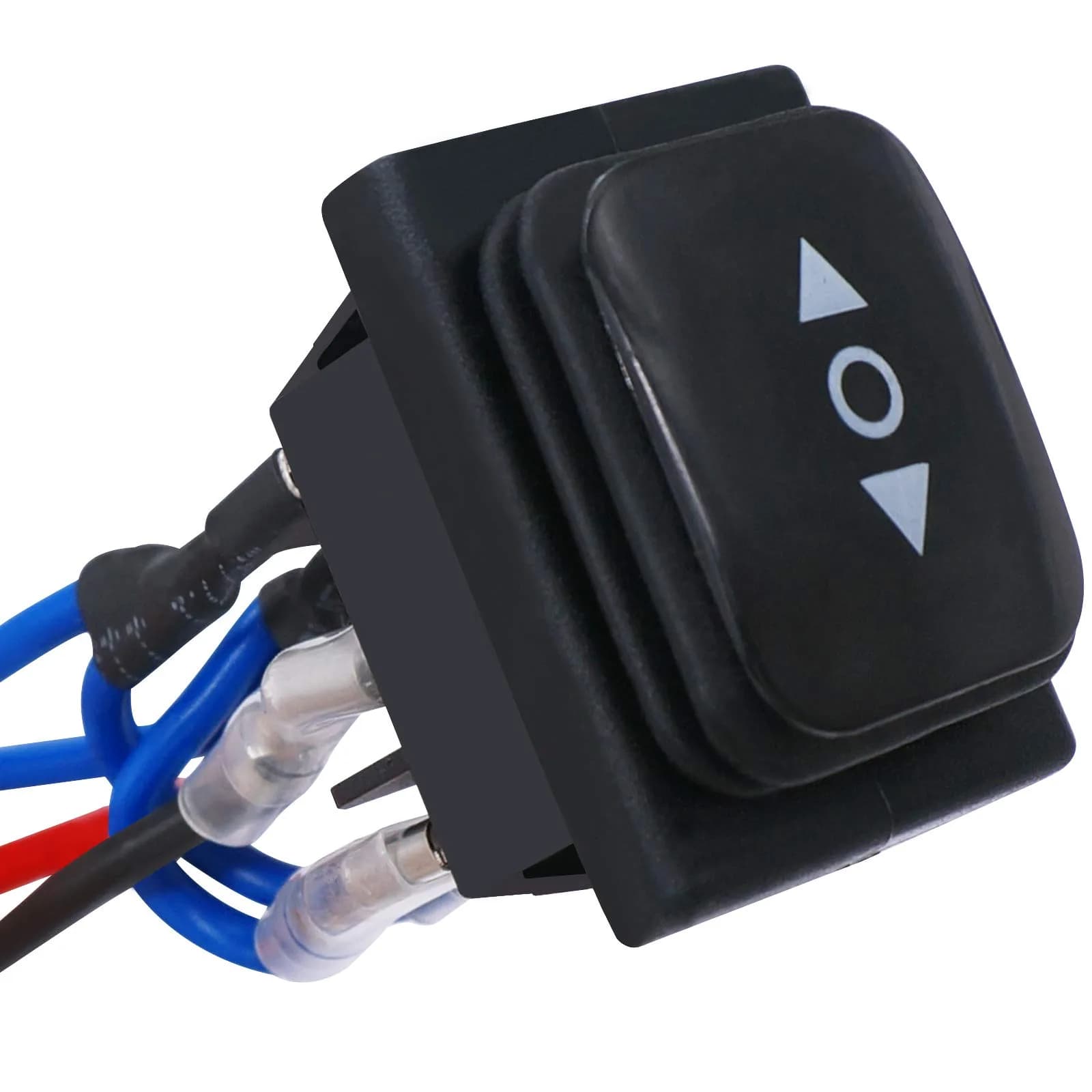 TWTADE Waterproof Momentary Polarity Reverse Switch for DC Motors 12V 10A | 6 Pin 3 Position ON-Off-ON Rocker Toggle