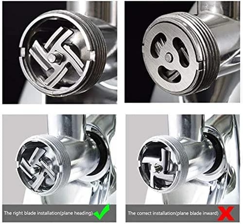 MIZORLIE Size 5 Meat Grinder Blade Stainless Steel 48mm Diagonal (2-Pack) | Sharp Replacement for Grinders & Mixers thumbnail 3