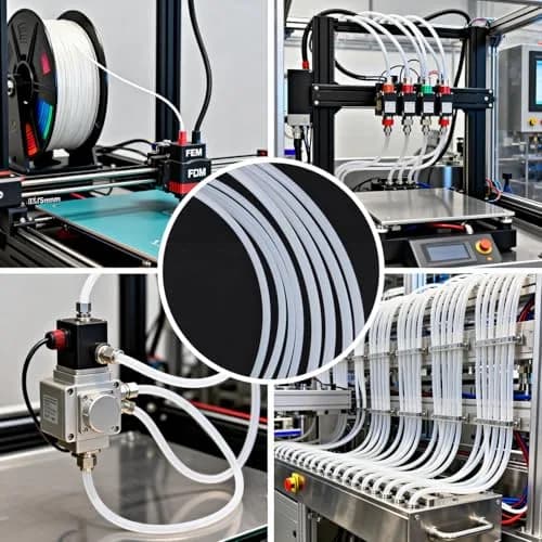 Quickun 3mm ID x 5mm OD PTFE Teflon Tubing 3.3Ft for 3D Printer | High-Temperature Resistant, Flexible, Long-Lasting thumbnail 5