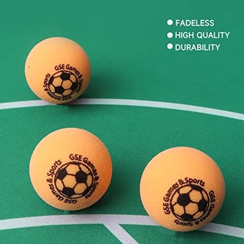 GSE Games & Sports Expert Orange Recreation Ball | 35mm Foosball Replacement Balls, 3-Pack thumbnail 2