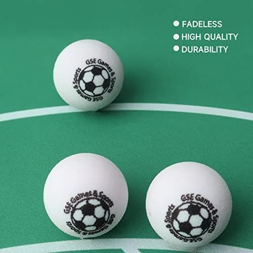 GSE Games & Sports Expert Foosball Replacement Balls, 35mm (1.38"), White, 3-Pack | Premium Urethane for Tournament & Home Use thumbnail 2