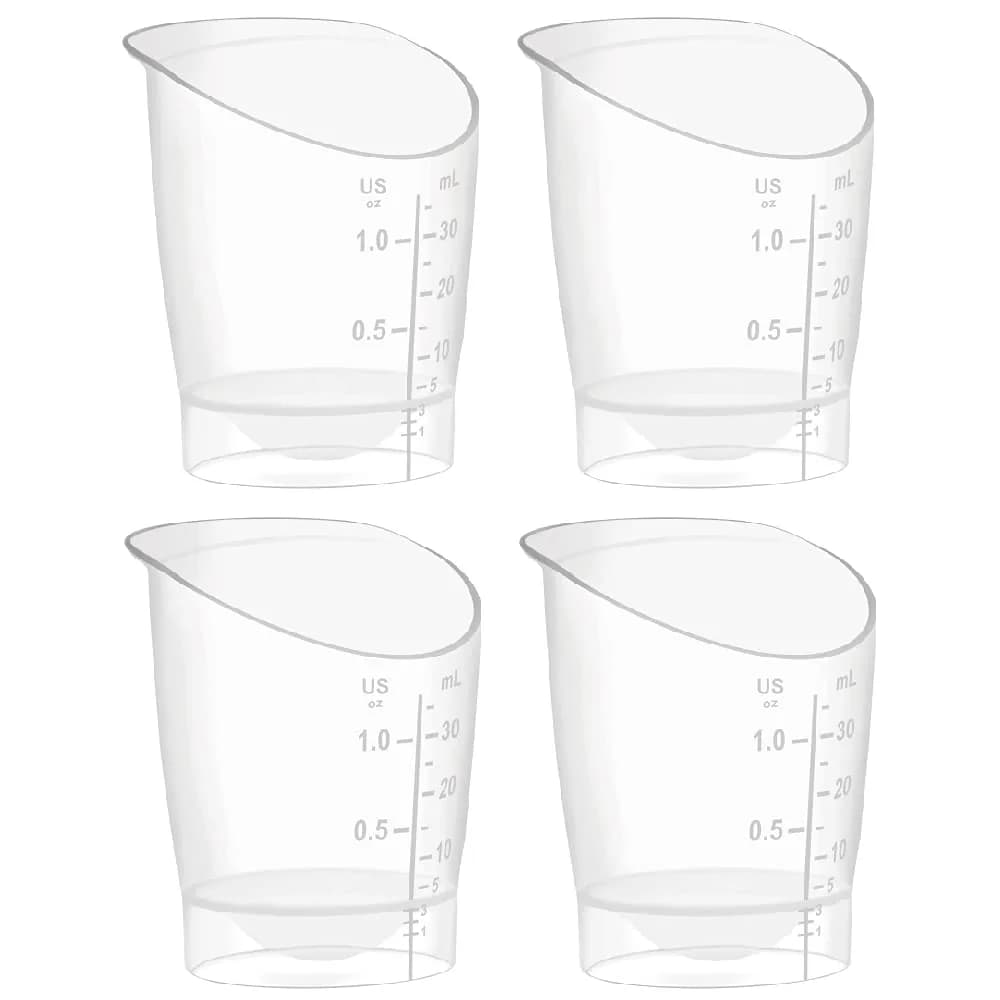 Maymom Baby Feeding Cup 1 oz | Reusable & Disposable Infant Milk Collection Cup — Transparent