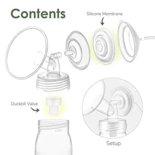 Maymom Replacement Duckbill Valves & Silicone Membranes for Spectra Pumps (8 Valves, 4 Membranes) | BPA-Free, FDA Registered thumbnail 7