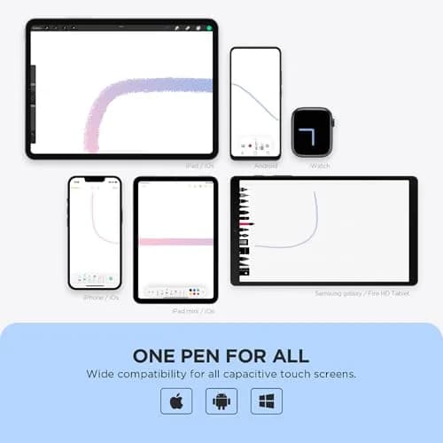 OASO Universal Stylus Pen with Disc Tip & Magnetic Cap | 16cm (6.3in) thumbnail 2