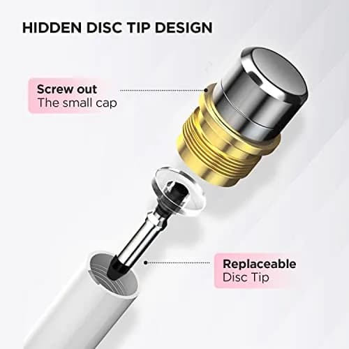 OASO Universal Stylus Pen with Disc Tip & Magnetic Cap | 16cm (6.3in) thumbnail 3