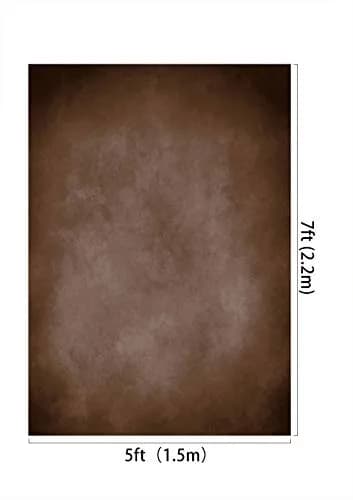 Kate 5x7ft Brown Portrait Backdrop Vintage Brown for Photography Studio | Seamless Microfiber thumbnail 2