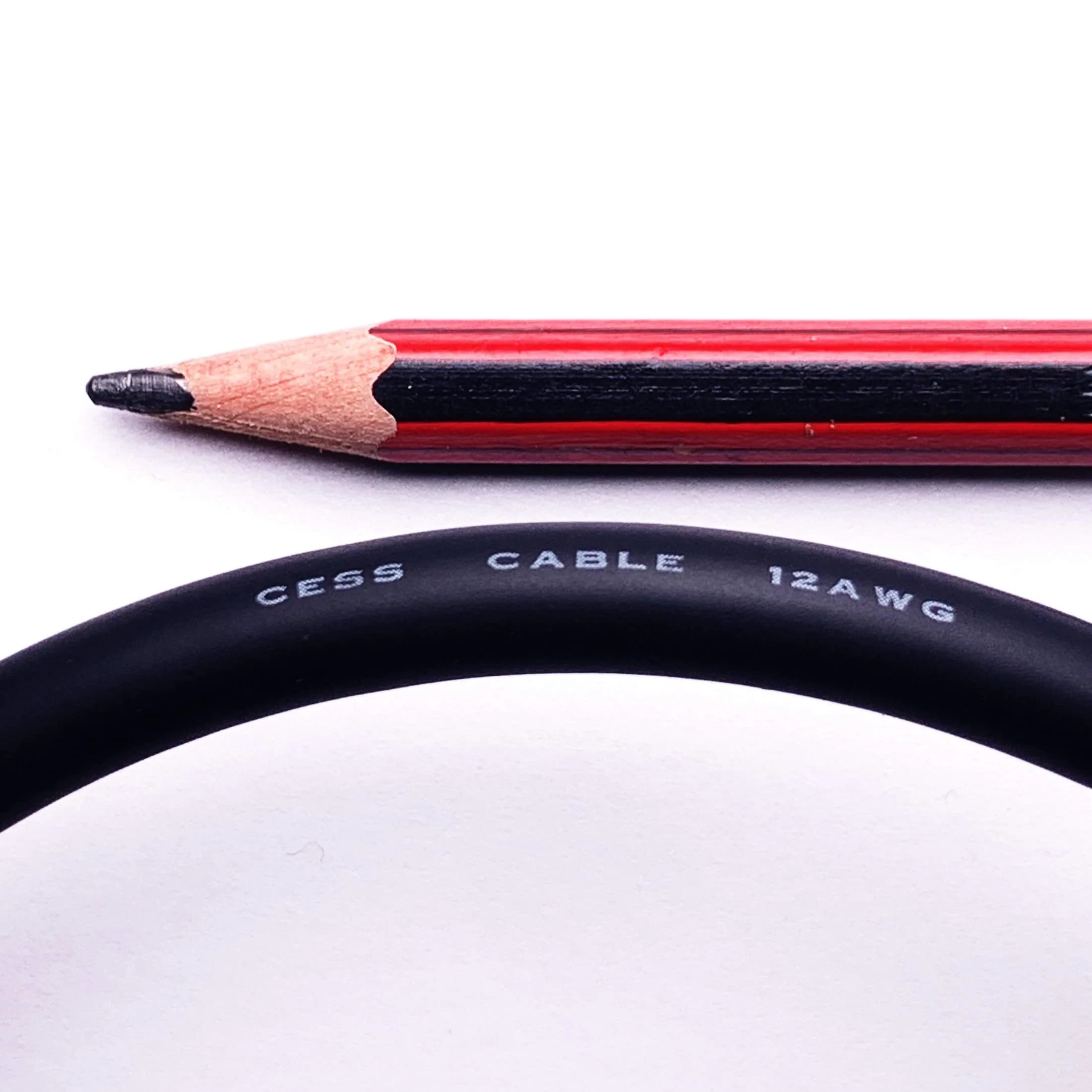 CNCESS Low Noise 12 Gauge RCA Audio Cable 10cm (4 Inches) | Premium Shielded for Audio Systems - view 4