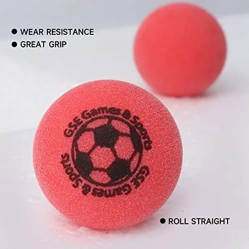 GSE Games & Sports Expert Replacement Foosball Balls, 35mm (1.38"), Red, 3-Pack | Durable, Control-Enhancing Mini Soccer Balls thumbnail 4