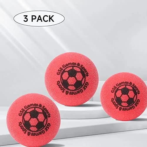 GSE Games & Sports Expert Replacement Foosball Balls, 35mm (1.38"), Red, 3-Pack | Durable, Control-Enhancing Mini Soccer Balls thumbnail 3