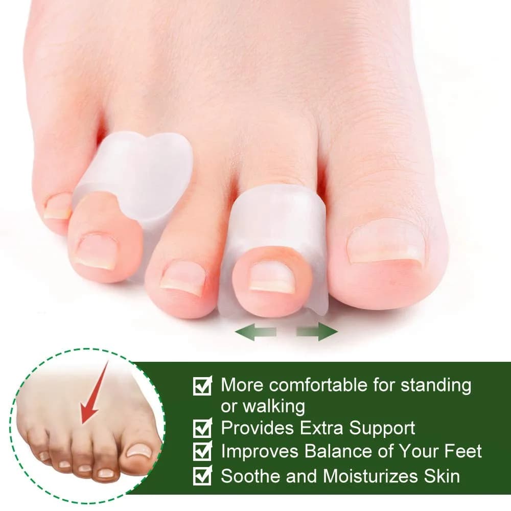 Welnove Gel Toe Separator Small Toe Cushions Pack of 12 | Prevents Rubbing & Reduces Pressure thumbnail 6
