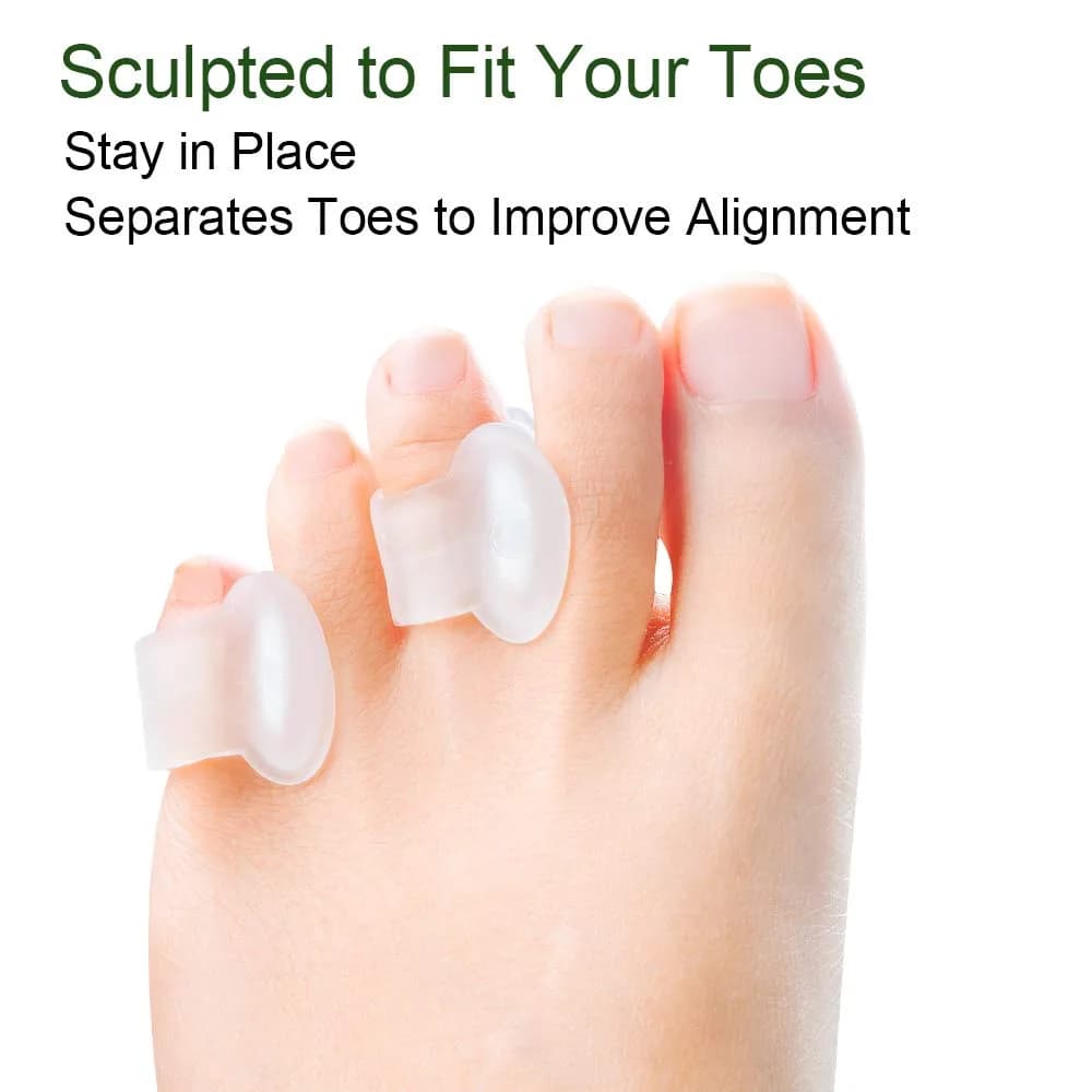 Welnove Gel Toe Separator Small Toe Cushions Pack of 12 | Prevents Rubbing & Reduces Pressure thumbnail 4