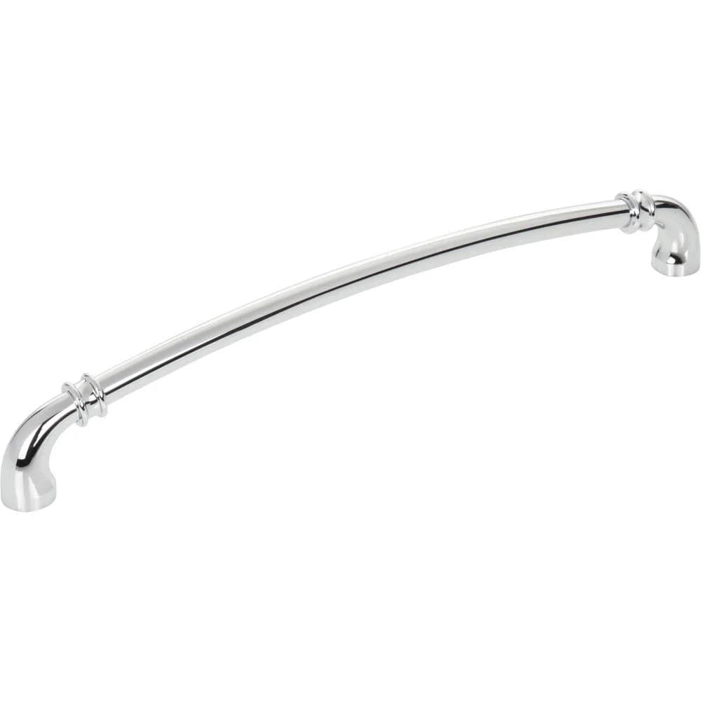 Jeffrey Alexander 224 mm Center-to-Center Polished Chrome Marie Cabinet Pull | Modern Zinc Handle