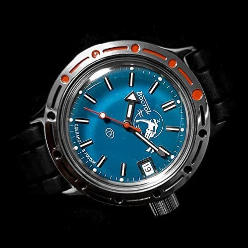 VOSTOK Amphibia 420059 Diver Watch 40mm Stainless Steel | 200m Water Resistance, Automatic thumbnail 5