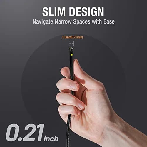 Teslong Endoscope Replacement Cable with Light, Dual Lens Waterproof Probe 5.5mm/0.21inch | Compatible with NTS500, NTS300 thumbnail 2