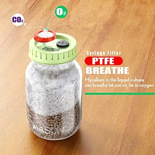 Biomed Solutions 6Pcs Regular Mouth Mushroom Liquid Culture Lids 70mm | Autoclavable & Reusable for Mycology thumbnail 5