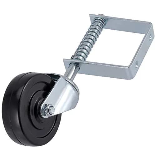 ZEONHAK Heavy Duty Spring Loaded Gate Caster Wheel 4 Inch (10.16 cm) | Supports 250-500 lbs (113-227 kg) Per Wheel thumbnail 7