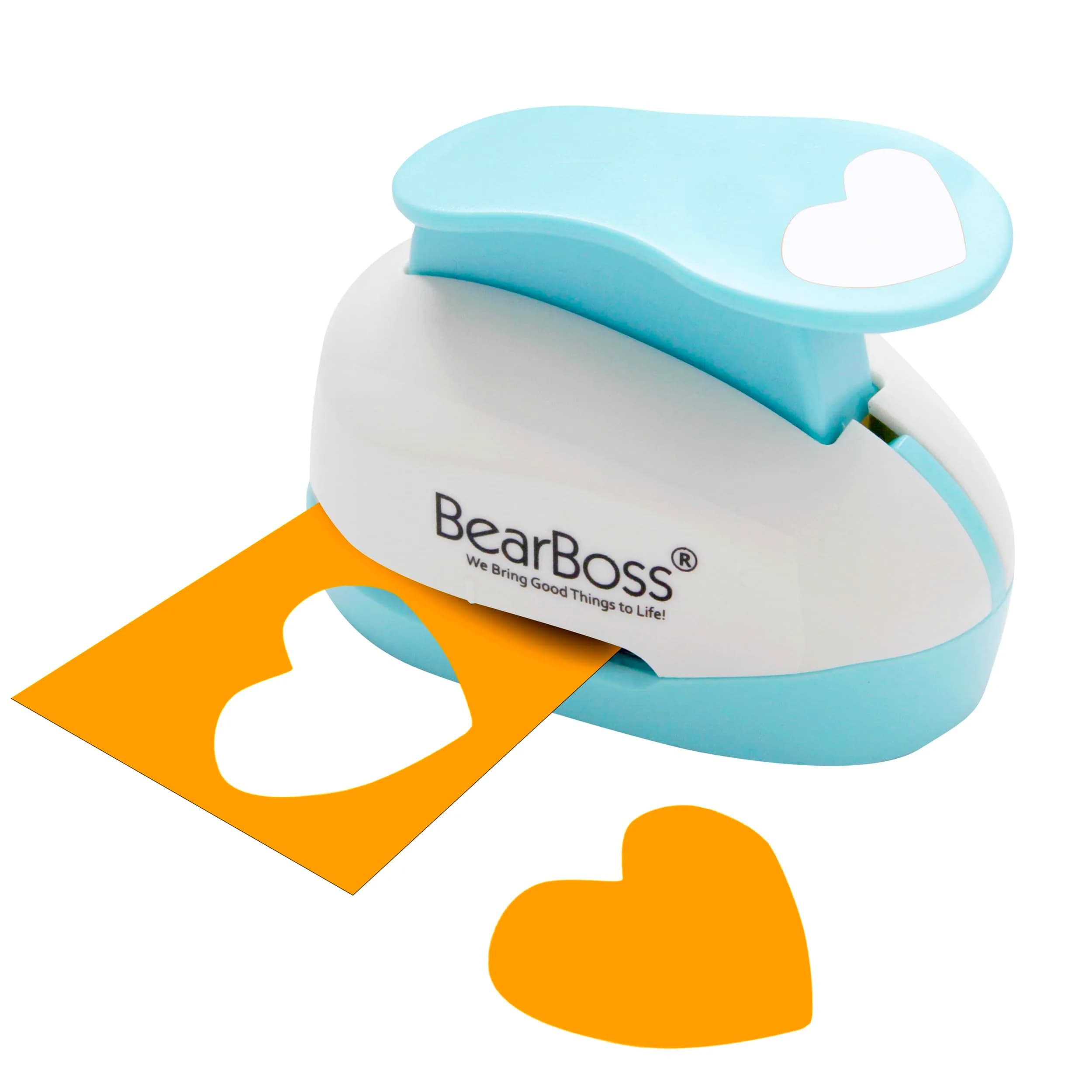 BearBoss 6-Shape Craft Hole Punch Set | 1-Inch Punch Diameter - main product image