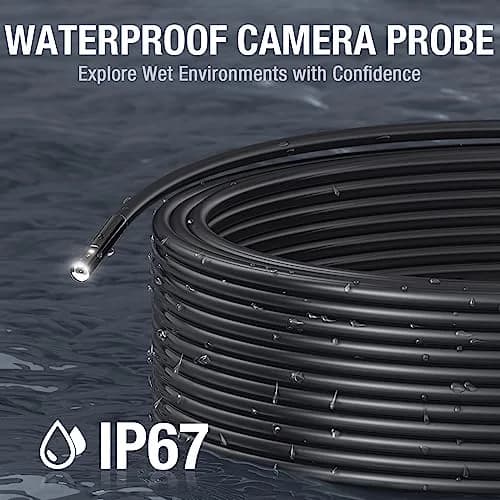 Teslong MS450 Dual Lens Borescope Inspection Camera 15m (49.2ft) with 4.5" IPS Screen | Industrial Pipe Sewer Drain Camera thumbnail 6