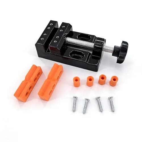 BUYSK Mini Bench Vice Clamp 10.4cm (4.1in) | Holds Small Parts for Crafting & Repair thumbnail 1