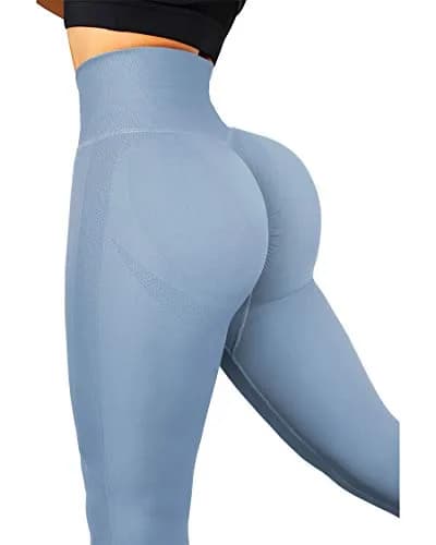 SUUKSESS Women Scrunch Butt Lift Seamless Leggings High Waisted Yoga Pants | Fitted, Moisture Wicking, Supportive Waistband thumbnail 2