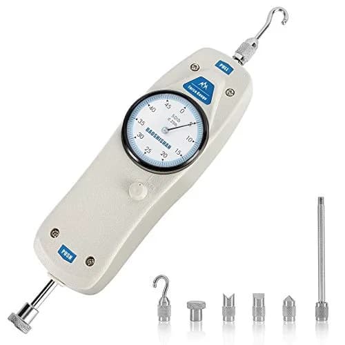 BAOSHISHAN 50lb Push Pull Force Gauge with Calibration Certificate & Carrying Case | Measures Force Up to 22.7 kg (50 lb) thumbnail 1