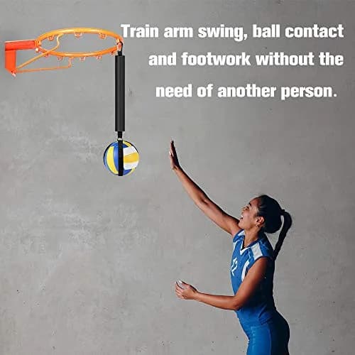 TOBWOLF Volleyball Spike Trainer, Training Aid for Basketball Hoop | Improve Spiking Technique & Jumping thumbnail 9