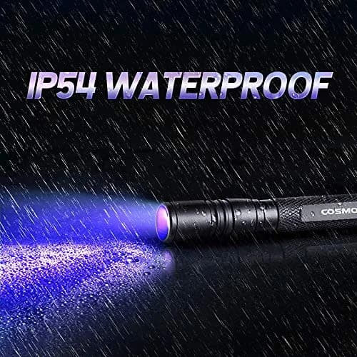 COSMOING 3-Piece Zoomable 395nm UV Blacklight Penlight Flashlight Set | Detects Invisible Pet Stains - view 4