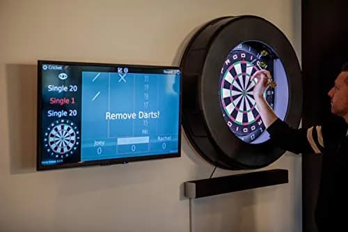 American Legend Prodigy Dartboard System 18" | Automatic Scoring, Steel Tip Play, App & LED Lighting thumbnail 6