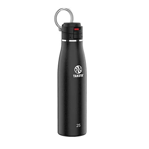 Takeya Traveler Stainless Steel Travel Coffee Mug with Flip-Lock Lid (25 oz, Onyx) | Leakproof Insulated Mug for Coffee & Tea thumbnail 1