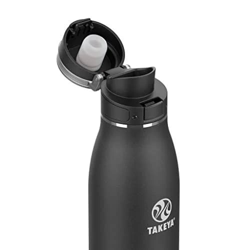 Takeya Traveler Stainless Steel Travel Coffee Mug with Flip-Lock Lid (25 oz, Onyx) | Leakproof Insulated Mug for Coffee & Tea thumbnail 2