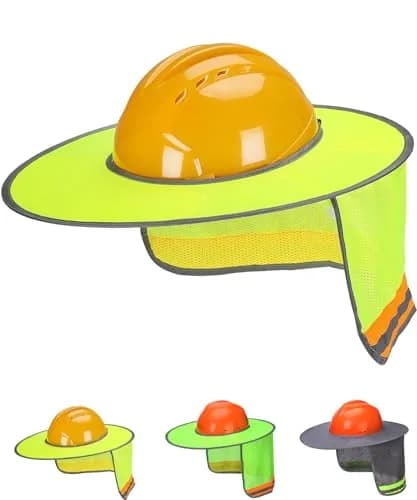 UNCO Hard Hat Sun Shield Full & Standard Brim Mesh Sunshade | Sun Protection & Safety Accessory thumbnail 1