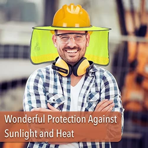 UNCO Hard Hat Sun Shield Full & Standard Brim Mesh Sunshade | Sun Protection & Safety Accessory thumbnail 6