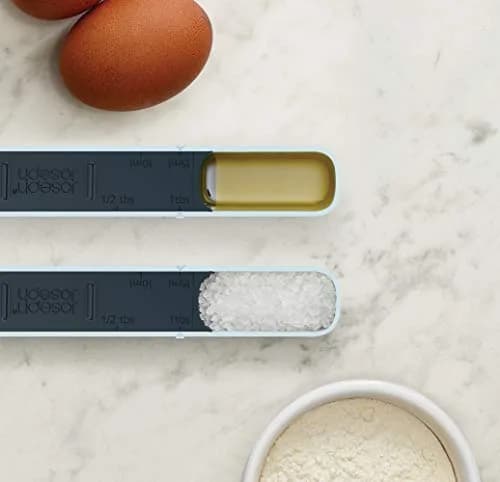 Joseph Joseph Measure-Up Adjustable Wet & Dry Measuring Spoon, Blue | Space-Saving, Dual-Volume, Dishwasher Safe thumbnail 5