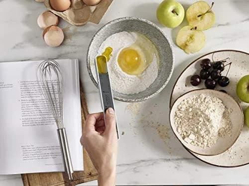 Joseph Joseph Measure-Up Adjustable Wet & Dry Measuring Spoon, Blue | Space-Saving, Dual-Volume, Dishwasher Safe thumbnail 6