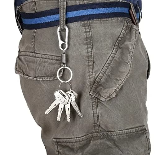 10L0L 4PCS 787 Ignition Keys with Keychain for Heavy Equipment Excavator Backhoe Dozer Komatsu, Kalmar, Dressta, Sakai | Alloy Metal Durable Set thumbnail 4