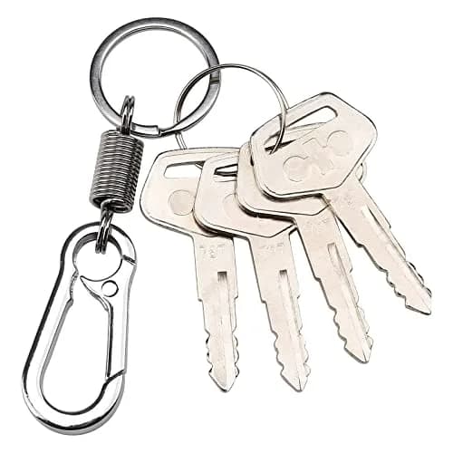 10L0L 4PCS 787 Ignition Keys with Keychain for Heavy Equipment Excavator Backhoe Dozer Komatsu, Kalmar, Dressta, Sakai | Alloy Metal Durable Set thumbnail 8