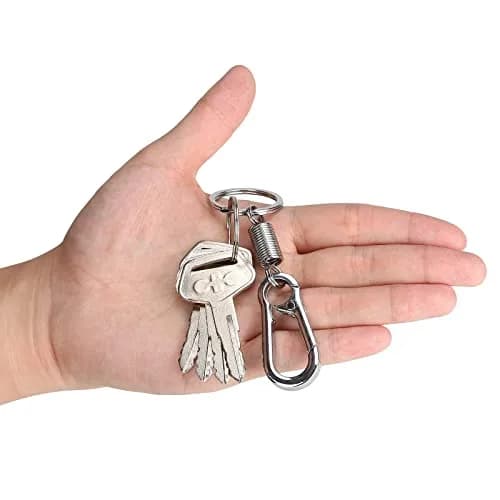 10L0L 4PCS 787 Ignition Keys with Keychain for Heavy Equipment Excavator Backhoe Dozer Komatsu, Kalmar, Dressta, Sakai | Alloy Metal Durable Set thumbnail 3