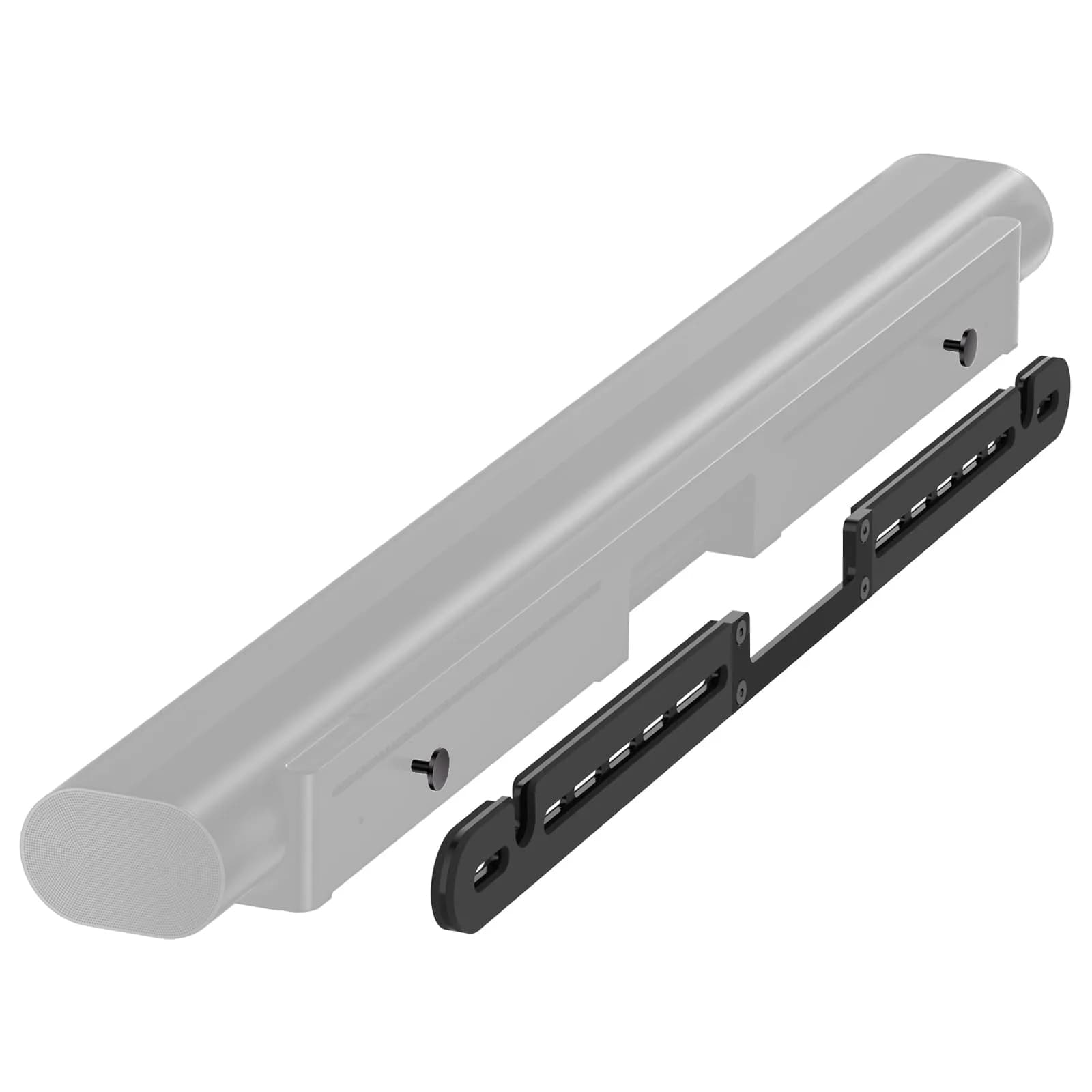 WALI Soundbar Wall Mount for Sonos Arc & Ultra, Black | Heavy Duty Alloy Steel Bracket for 10kg Speakers