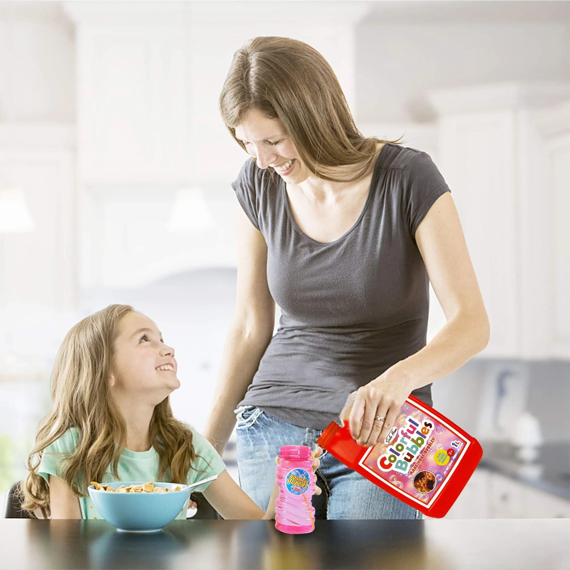 Lulu Home Concentrated Bubble Solution 1 L (33.8 OZ) | Giant Bubble Refill for Machines & Wands - view 6