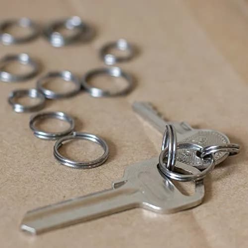 FEGVE TC4 Titanium Small Split Key Rings | Corrosion-Resistant Jewelry DIY Accessory thumbnail 6