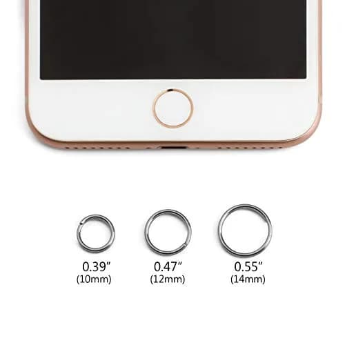 FEGVE TC4 Titanium Small Split Key Rings | Corrosion-Resistant Jewelry DIY Accessory thumbnail 2
