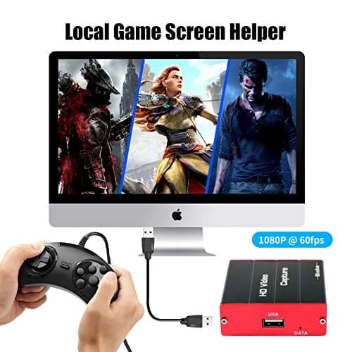 Mirabox HSV320 USB 3.0 HDMI Capture Card 1080p 60FPS | Zero Latency HDMI Passthrough for PC and Gaming Consoles thumbnail 4