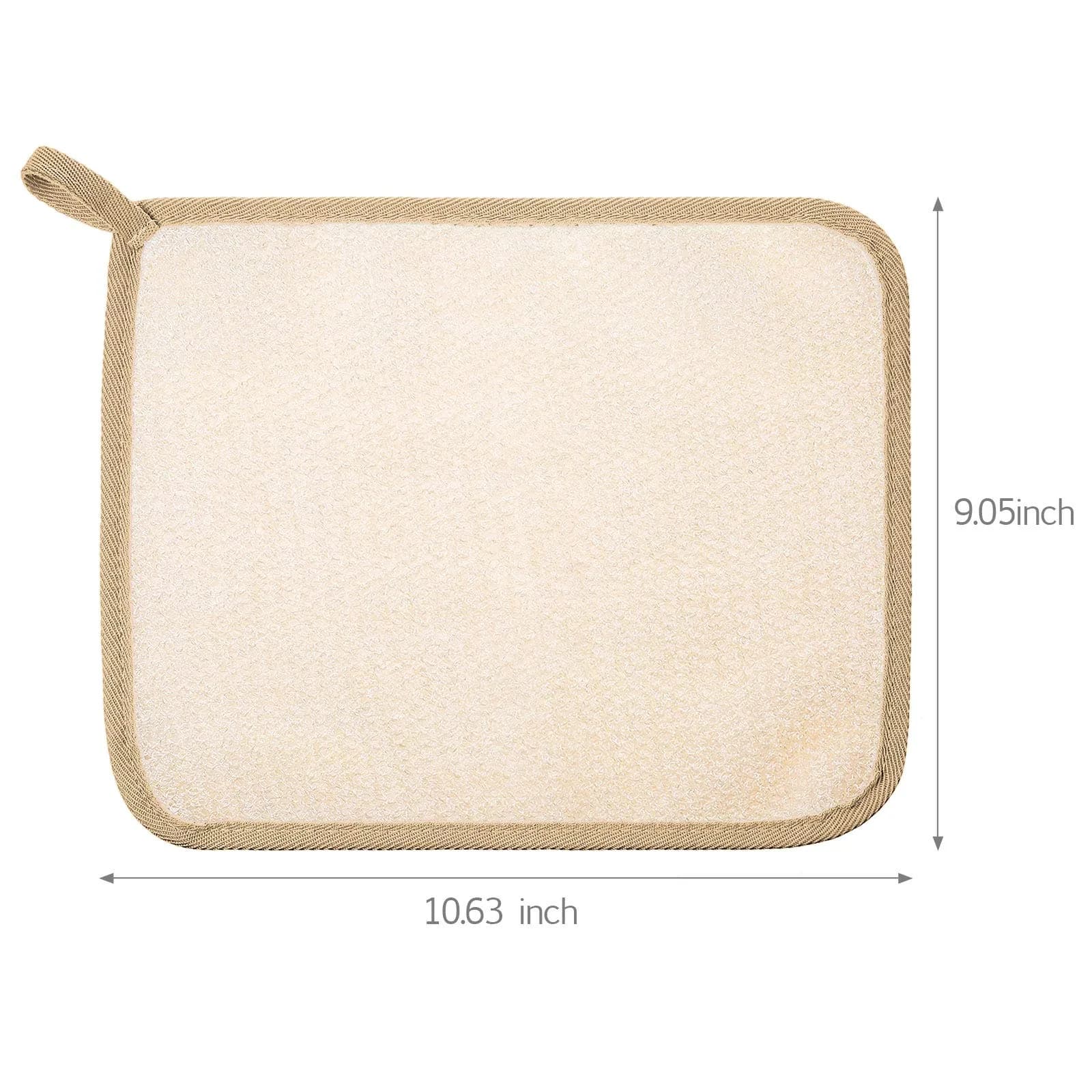 Tatuo Exfoliating Washcloth 5 Pcs (27cm x 23cm) | Dual-Sided Scrub for Face & Body - view 2