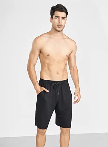 DAVID ARCHY Mens Pajama Shorts Bamboo Rayon XL | Soft, Breathable & Cool for Summer thumbnail 3